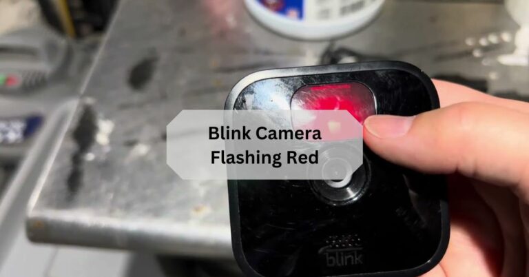 Blink Camera Flashing Red