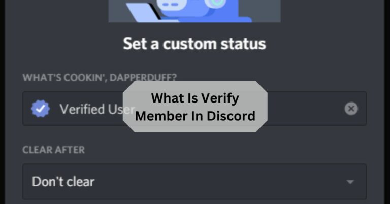 What Is Verify Member In Discord