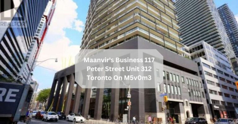 Maanvir's Business 117 Peter Street Unit 312 Toronto On M5v0m3