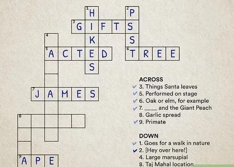 Tips For Solving Crossword Clues: