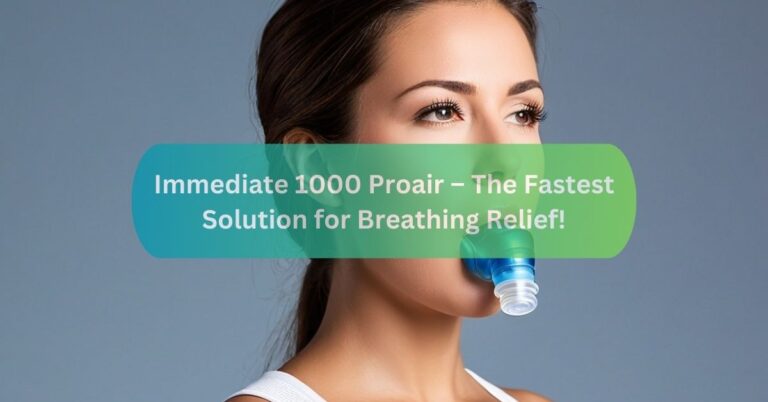 Immediate 1000 Proair – The Fastest Solution for Breathing Relief!